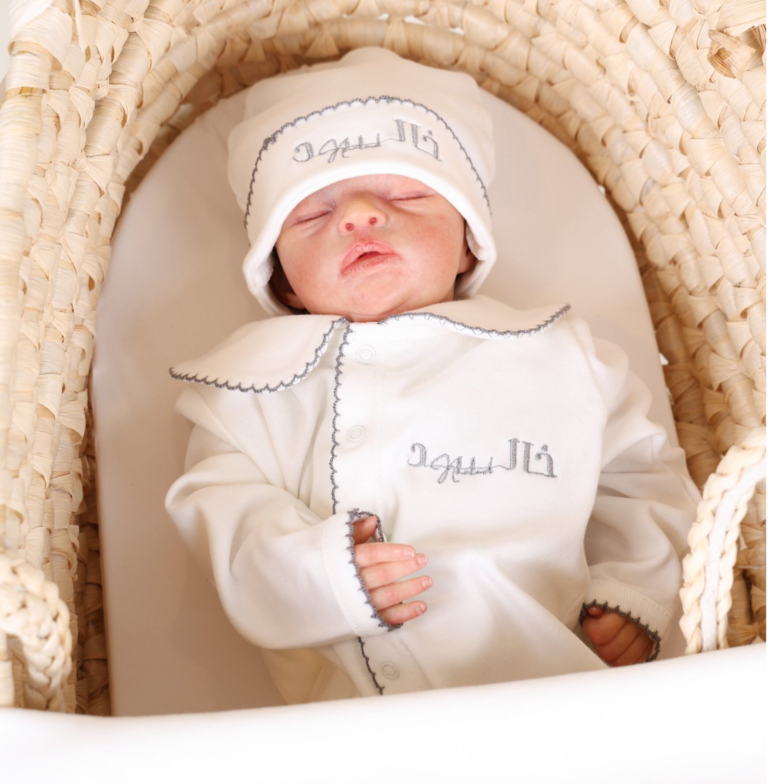 Gray Newborn Set – 5 Pieces - Image 4