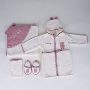 Wonderful Baby Bath Set Pink