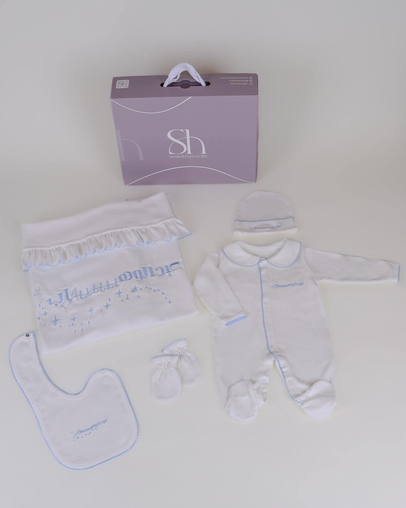 Baby Blue Newborn Set - الصورة 5