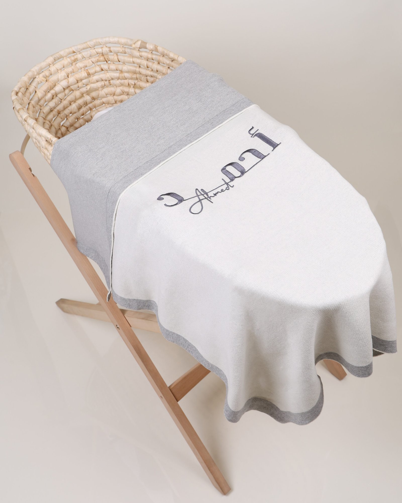 Elegant Light Gray Blanket - Image 2