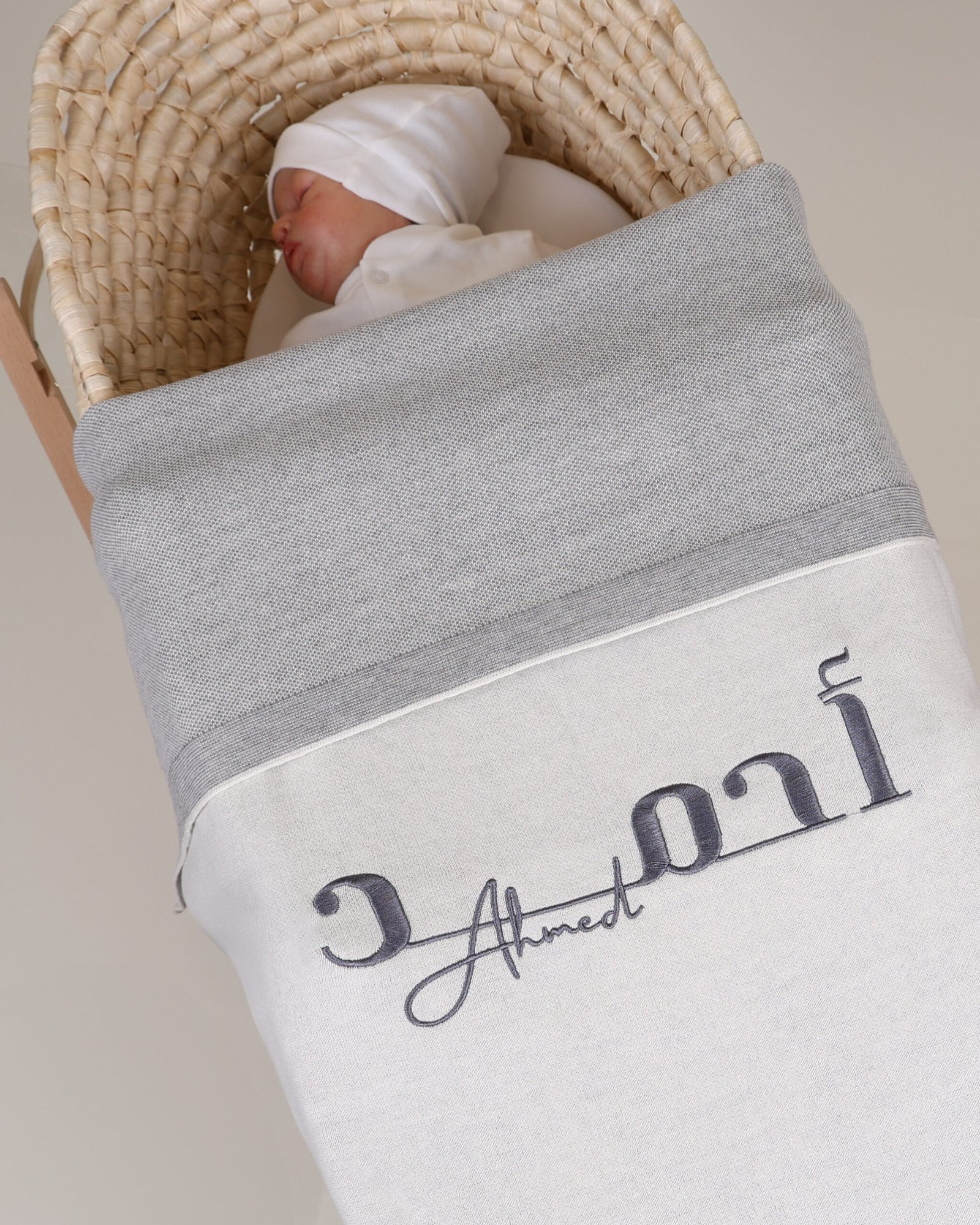 Elegant Light Gray Blanket