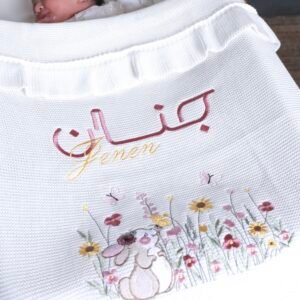 Bunny Flowers Blanket