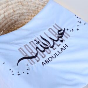 Alternative view of Elegant Stars Blue Blanket